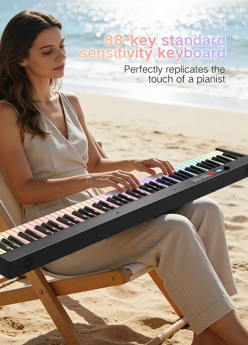 Foldable 88-Key Digital Piano