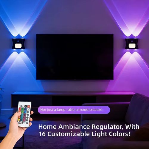 16 color changing wall sconce
