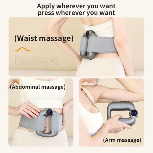 Rechargeable Multi-function Portable Electric Body Massager Relaxing Fascia Massage Product Handheld Muscle Massager Belt