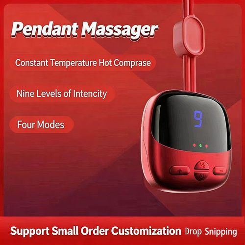 DR Portable Mini Neck Massager Smart Electric Pulse Massage Physiotherapy Massager