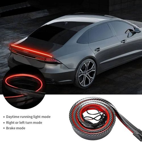 Carbon Fiber Rear Wing Light – Flowing Turn Signal, Brake Light