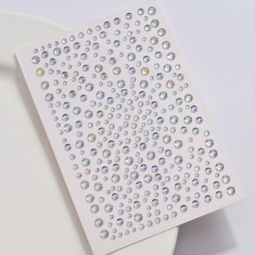 3D Crystal Diamond Face Stickers – Colorful, DIY Party Glam