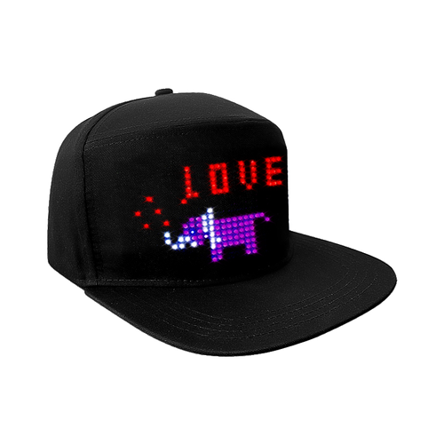 Programmable LED Baseball Cap