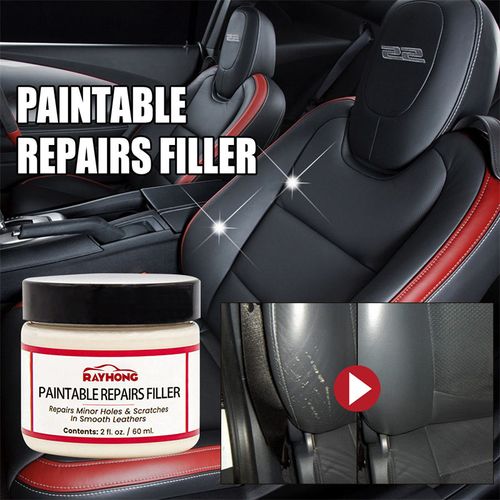 Paintable Repairs Filler Minor Holes Scratches Leather Repair Filler Cream Sofa Car Seat Bag Shoes Filling Paste