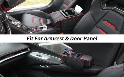 PU Leather Car Armrest Cover