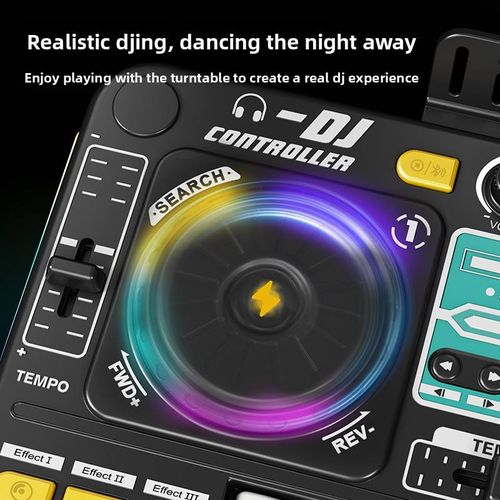 Kids DJ mixer turntable