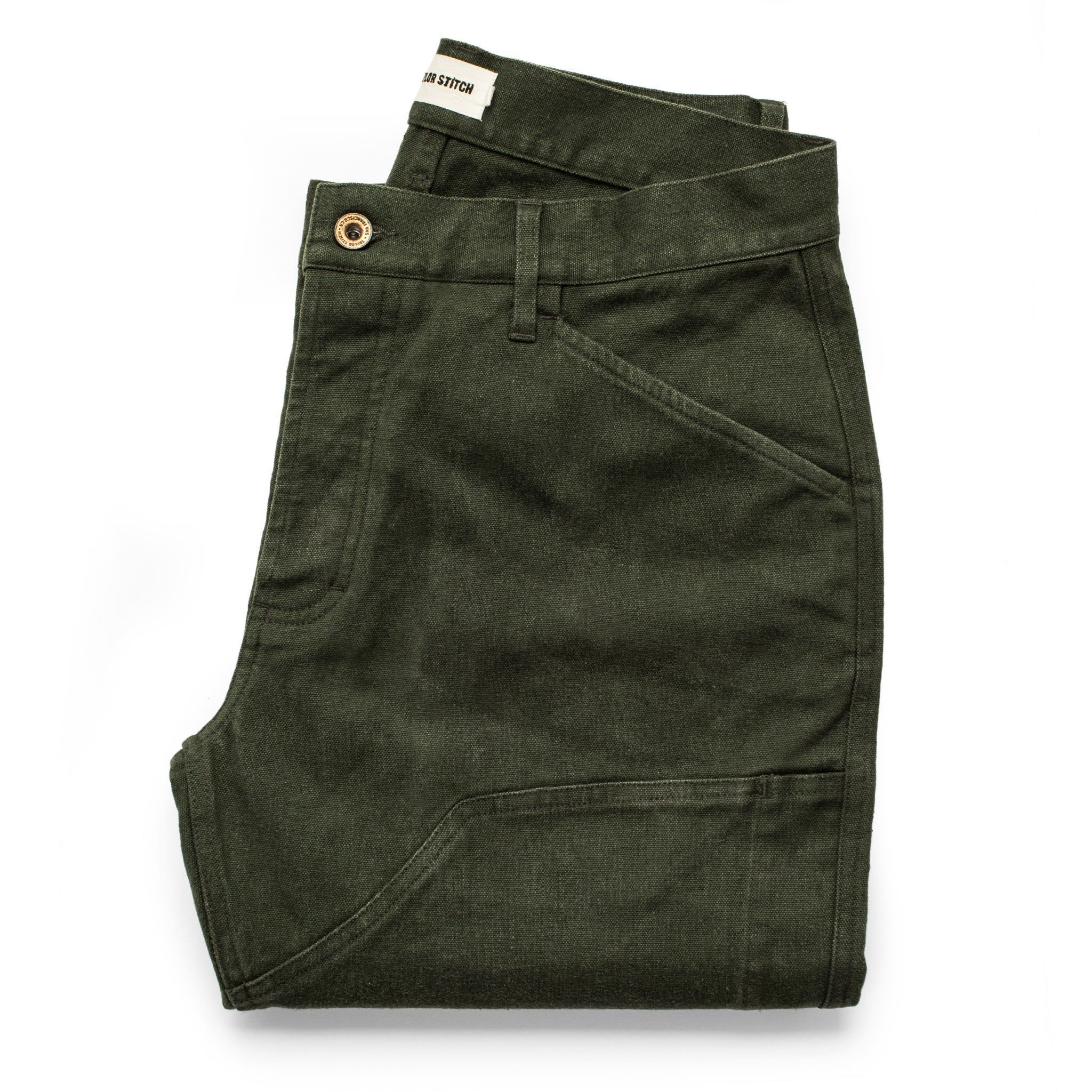 Swsne Chore Pant in Dark Olive Boss Duck