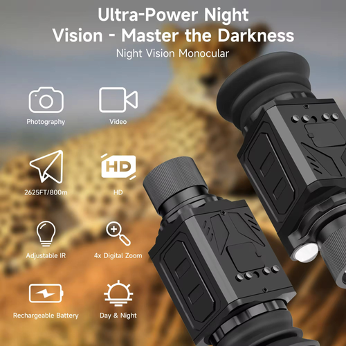 Day-Night Dual-Use HD Outdoor Laser Sight Telescope