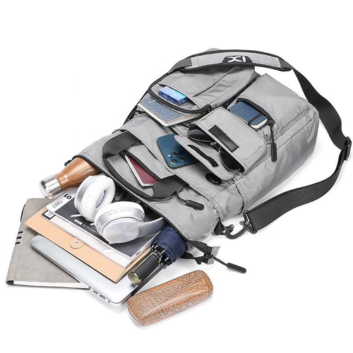 New Style Multi-Functional Men's Business Bag - Extra Large Capacity, Holds Tablets & Daily Essentials, Replaces 7Bags in One