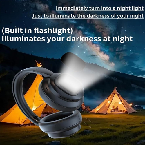 HYUNDAI X1 Pro Wireless Bluetooth 6.0 Headphones with Detachable Full Color LCD Touch Screen, Support Customizable Screen Wallpaper, Audio Headset for Music & Phone Calls