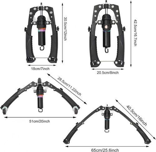 Adjustable hydraulic power twisting forearm exerciser, chest muscle expander, biceps and abdominal muscle strength training gripper.