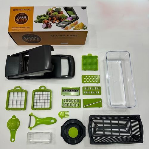 16 in 1 Multifunctional Food Vegetable Cutter Kitchen Portable Manual Vegetable Onion Chopper Set