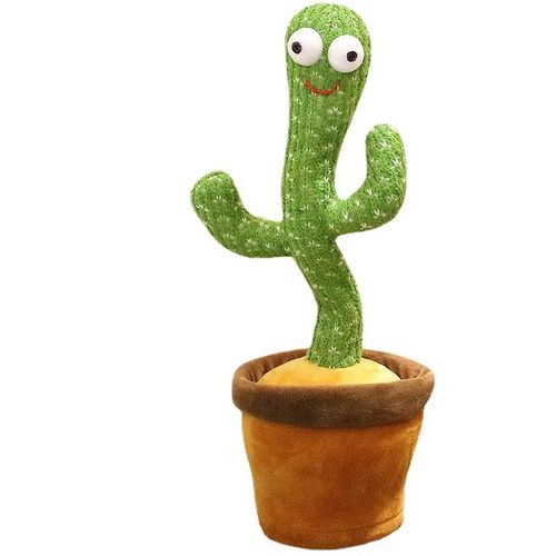 120-song electronic dance cactus plush toy pp cotton filler record função repetida presente para crianças brinquedos de pelúcia bonitos para crianças