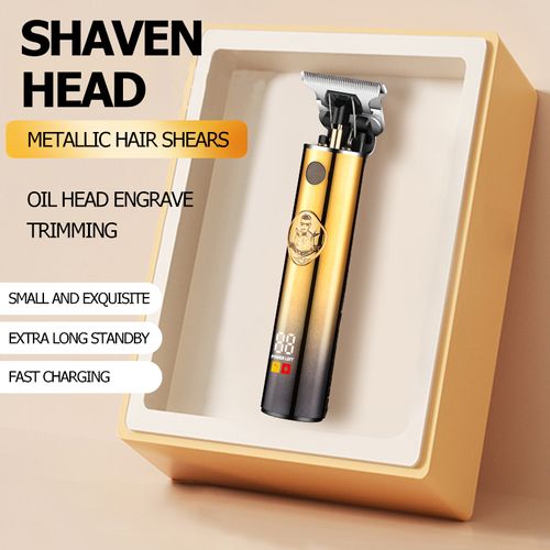 Profissional cordless barber push set para homens barbeador de intervalo zero extreme fading lâminas de precisão household sweat hair recarregável trimmer