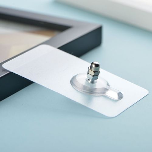 Damage-Free Adhesive Wall Hooks - No Nail, Strong Hold for Frames & Screws 25 Pcs Damage-Free Adhesive Wall Hooks - No Nail, Strong Hold for Frames & Screws