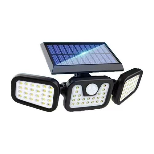 New Large Panel Solar Wall Light, Outdoor Waterproof Human Body Induction Lamp for Courtyard, Wall, Road Lighting Street Lamp
