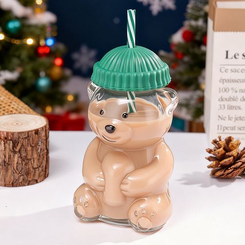Creative Bear Glass Cup