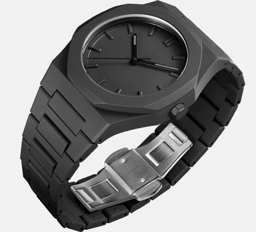 2026-new smart watch-1142 All Black Quartz Watch