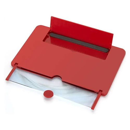 12 inch Mobile Phone Screen Amplifier HD 3D Video Mobile Phone Magnifying Glass red