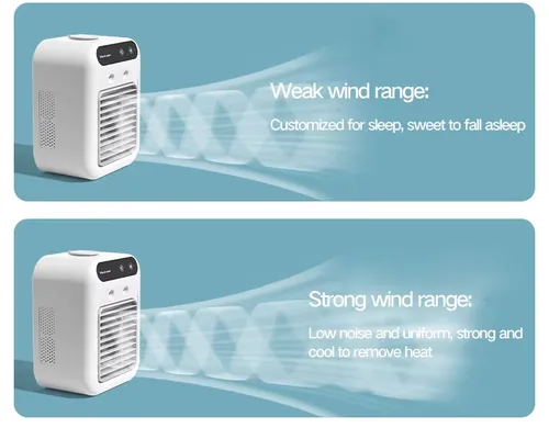 ⏰Desk Spray Fan Rechargeable Evaporative Air Cooler Personal Humidifier Portable Air Conditioner Fan