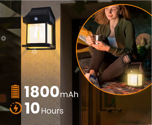 🎁Christmas Limited Discount⏳ Motion Sensor Solar Tungsten Wall Light