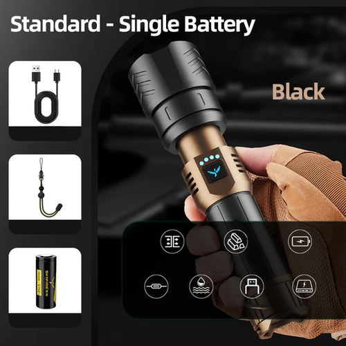 🔥2026 Nieuwe upgrade🔥LED-zaklamp met hoge helderheid en verlichting op grote afstand