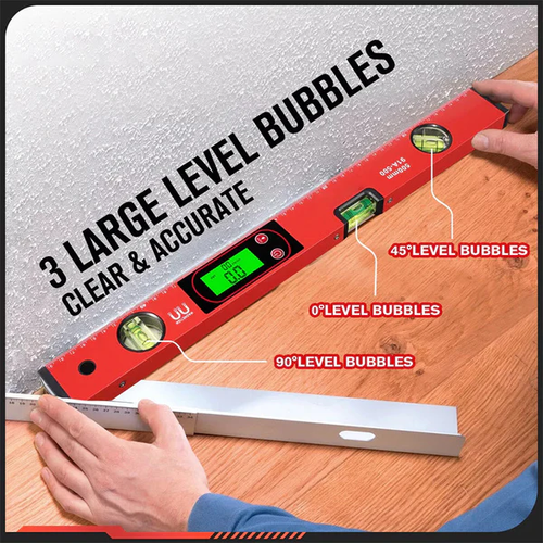 Multifunctionele Magnetische Waterpas – Digitaal LCD & Hoge Precisie📏🔧Perfect voor bouw en DIY – Nu 60% tijdelijke speciale aanbieding!