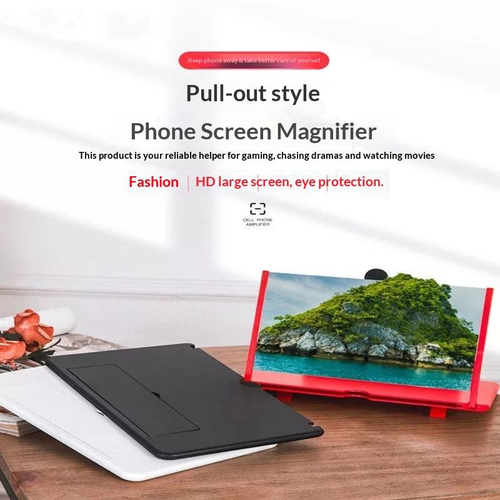 Hot Product Screen Magnifier Smartphone Eye Protection Video Amplifier Enlarged 3D Phone Screen Magnifier