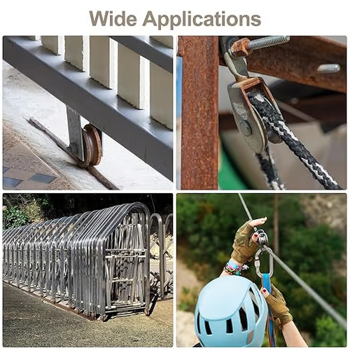 4Pcs Track Wheel Bearing Pulley