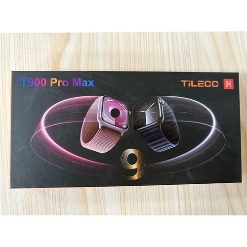 TiLECC 2026 New T900 Pro Max 49mm 2.09-inch Smart Watch - Black