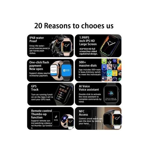 TiLECC 2026 New T900 Pro Max 49mm 2.09-inch Smart Watch - Black