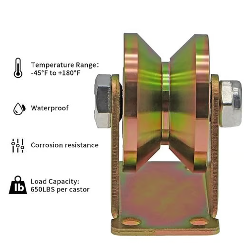 4Pcs Track Wheel Bearing Pulley