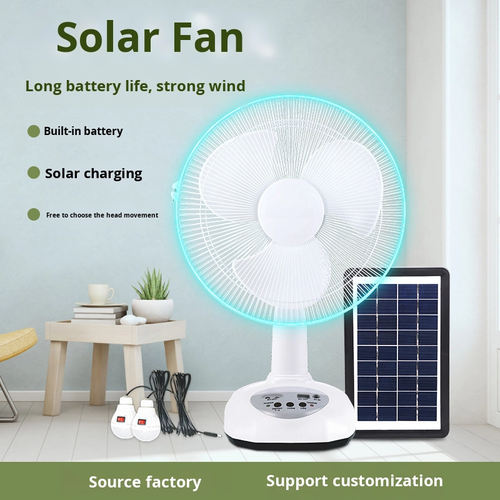 12'' 3in1 Rechargeable  Automatic Fan