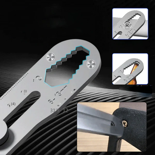 Veelzijdig cuttermes met intrekbaar afbreekbaar mesblad