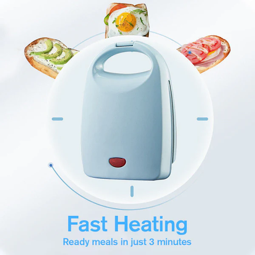 ✨ Compacte Multifunctionele Sandwichmaker – Grill, Bak & Rooster in Minder dan 3 Minuten!