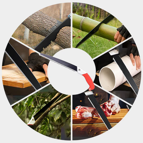 Lichtgewicht en scherpe universele snoeizaag met schede