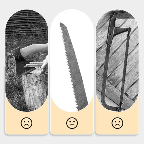 Lichtgewicht en scherpe universele snoeizaag met schede