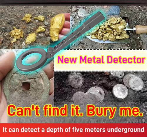 ⏳Time-limited Special⌛ High Sensitive Detection LED Flashing Alarm Metal Detector