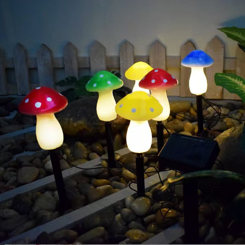 🔥 FLASH SALE - Magic Solar Mushroom Light🍄 🔥12 LEDs