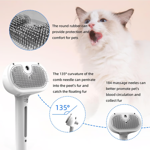 🔥Last Day Promotion OFF-Pet Spray Hair Removal Comb🐶