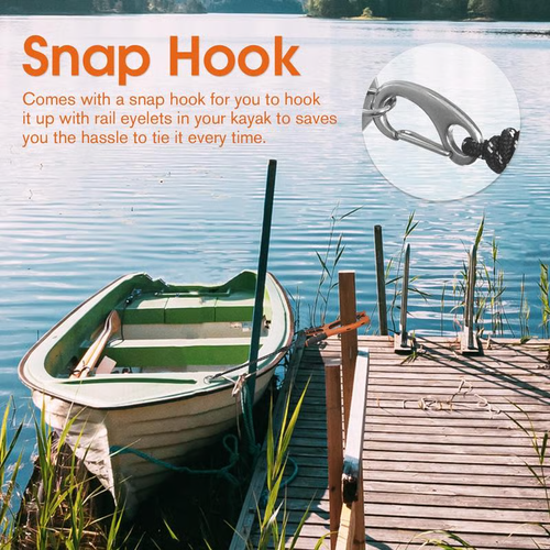 Kayak Brush Gripper Anchor Grip With 16.4ft Paracord And Snap Hook