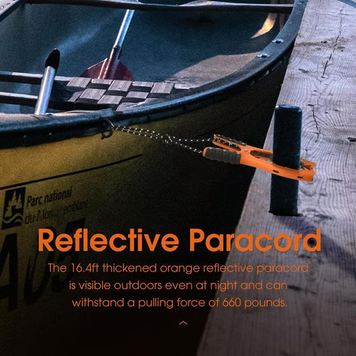 Kayak Brush Gripper Anchor Grip With 16.4ft Paracord And Snap Hook