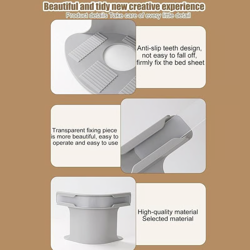 🔥LAST DAY  - Bed Sheet Grippers 4 PCS Non-slip Sheet Holders