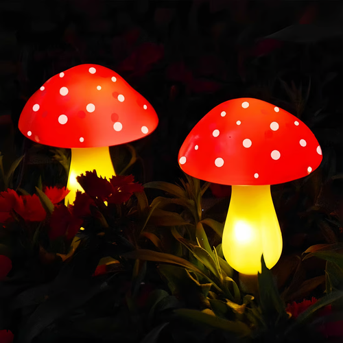 🔥 FLASH SALE - Magic Solar Mushroom Light🍄 🔥12 LEDs