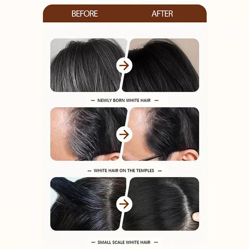 Disposable hair color refill with comb