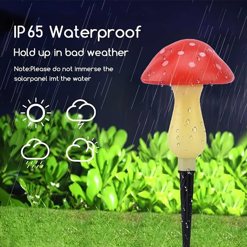 🔥 FLASH SALE - Magic Solar Mushroom Light🍄 🔥12 LEDs