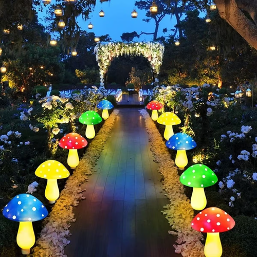 🔥 FLASH SALE - Magic Solar Mushroom Light🍄 🔥12 LEDs