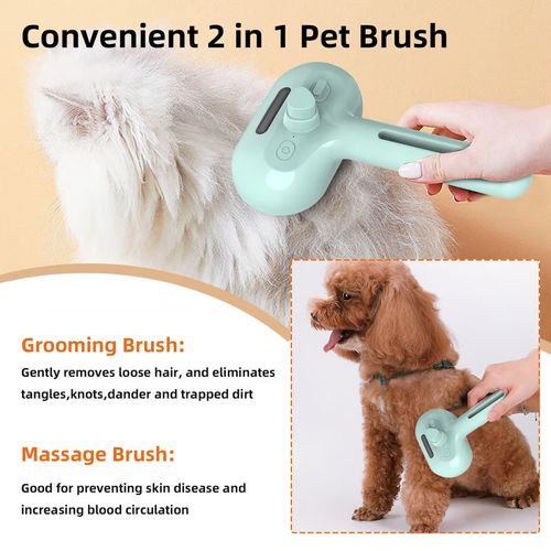 🔥Last Day Promotion OFF-Pet Spray Hair Removal Comb🐶