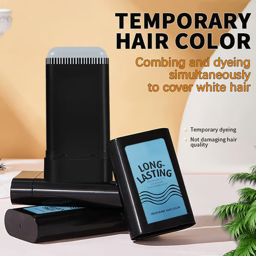 Disposable hair color refill with comb