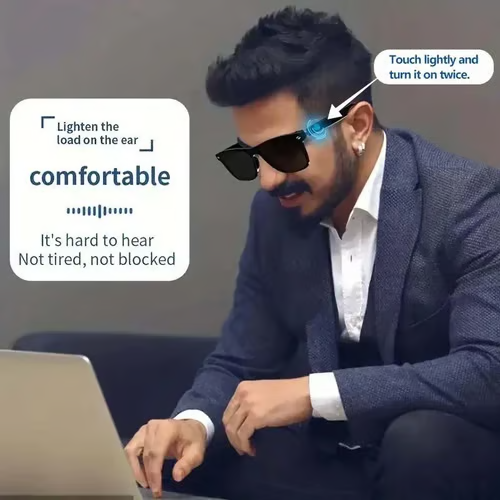 🏆Flash Sale⚡ 50K+ SOLD! Almost Gone-💥-✨Multi-function Smart Wireless Headphone Sunglasses